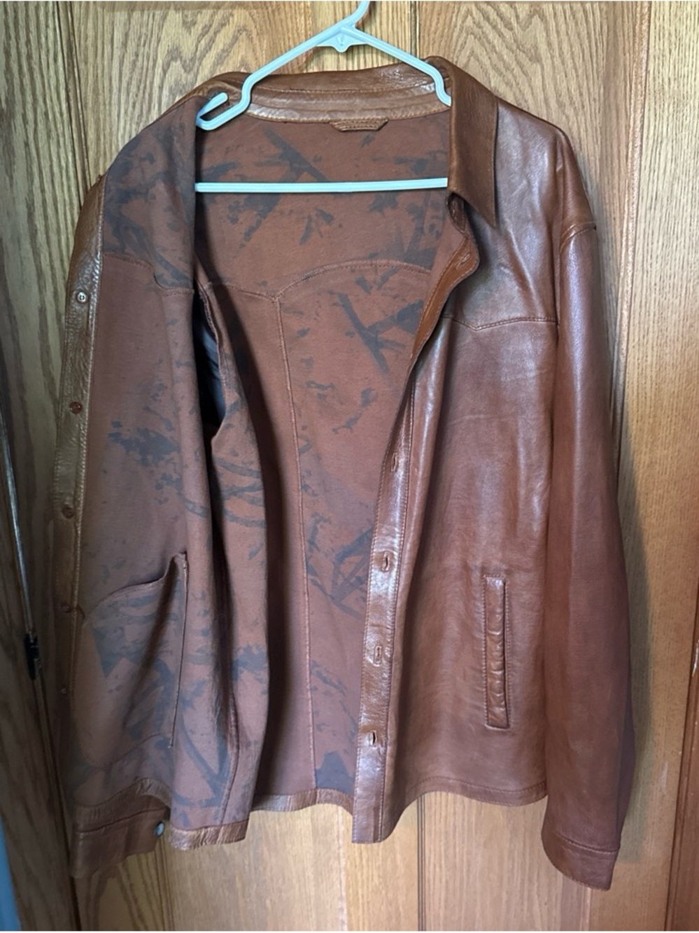 Scully Men’s Tan Leather Jacket - Picture 5 of 8